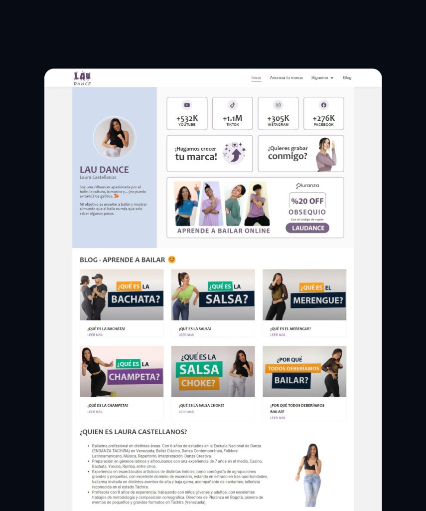 website laudance